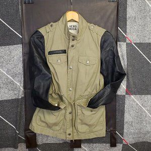 Vero Moda 2 shads Leather / fabric Jacket size s